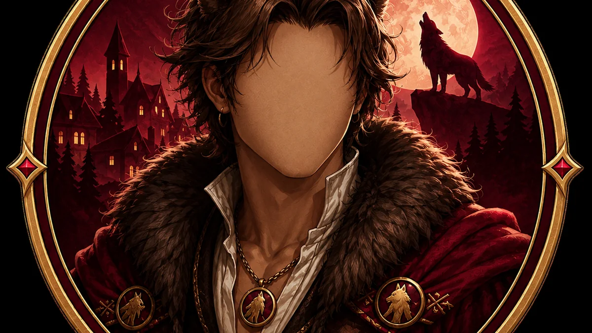 Portrait premium d’un Loup-Garou symbolisant la stratégie et le bluff